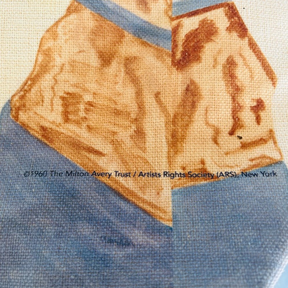 NEW without TAGS Tote with print of Two Figures by Milton Avery (1960) - Picture 7 of 9
